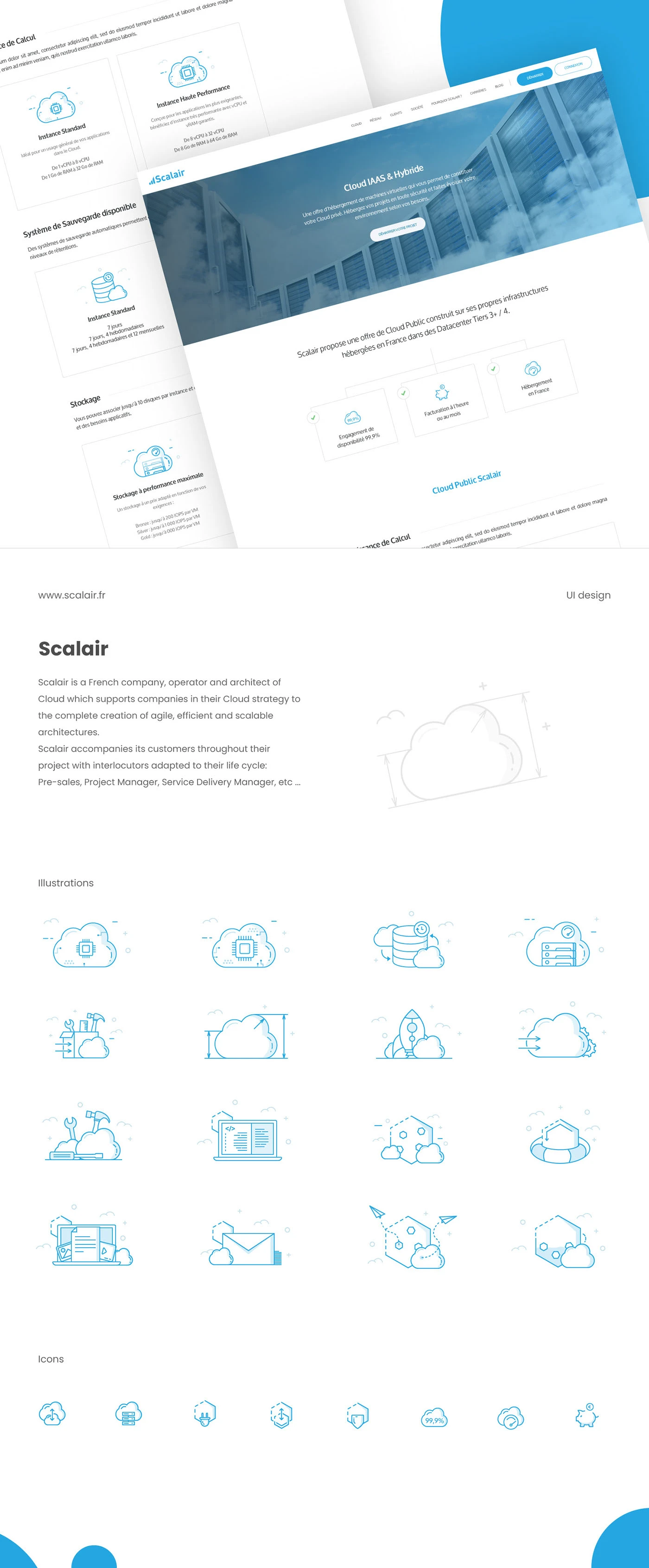 Scalair cloud management console